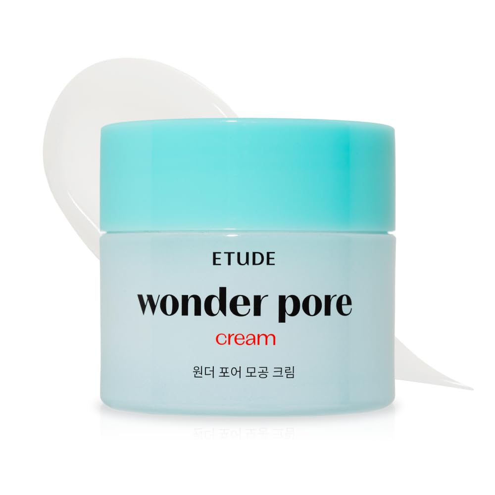 Etude Wonder Pore Cream, Face Moisturizer For Sensitive Skin, Hypoallergenic Skin Care Solution, Watery Gel Formula Moisturizing Cream With Sebum Control, Korean Skin Care, Beauty (2.5 Fl Oz)