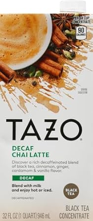 Tazo Decaf Chai Tea Latte, 32 Fz