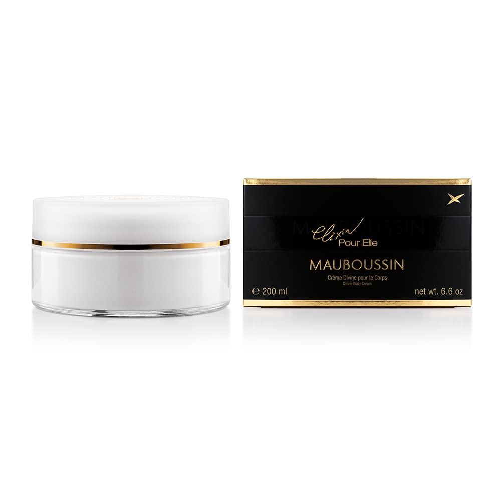 Mauboussin - Elixir Pour Elle 200Ml (6.6 Oz) - Divine Body Cream For Women - Oriental & Gourmand Scents