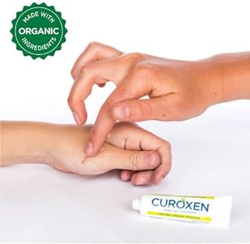 CUROXEN First Aid Ointment - Pain Relief Ointment with Arnica, Topical Ointment for Cuts, Scrapes, and Burns, All-Natural & Organic Ingredients, First Aid Supplies, 0.5 oz Vertical : Health & Household