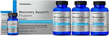 Vitamedica | Recovery Support Program + Arnica Montana 30X | Natural Post Surgery Supplements | Wound Healing | Pain Relief | Vitamin A | Vitamin C | Bromelain | Quercetin | Zinc | Gluten Free