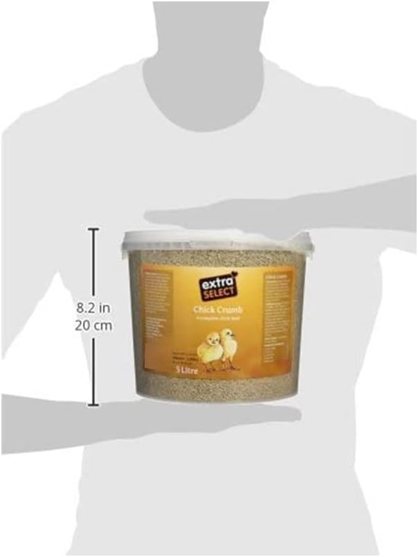 Extra Select Chick Crumbs Complete Chick Feed Tub, 5 Litre :Business, Industry & Science