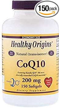 Healthy Origins, COQ10 GELS 200 MG - 150 SOFTGEL