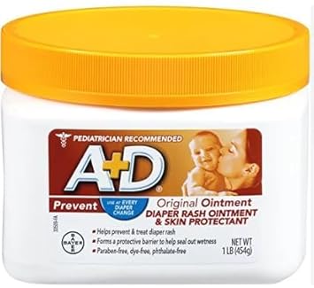 A&D Original Diaper Ointment Jar, (1Lb)