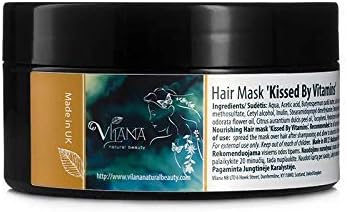 Kissed By Vitamins Hair Mask 200ml Tube by Vilana | Hair Treatment Mask – Moisturises and Helps Restore Healthy Hair Structure | Hydrating Hair Mask for Bleached Hair, Normal, Dry and Damaged Hair