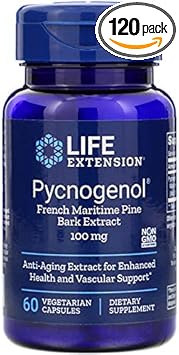 Life Extension - Pycnogenol - 100 Mg - 60 Vcaps (Pack Of 2)