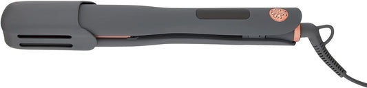 Hairitage Flat Iron For Hair Straightening & Frizz Control - Ceramic Tourmaline Straightener For All Hair Types - Soft Heat Technology For Smoothing, Dual Voltage, Auto Shut-Off Straightener Iron
