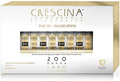 Crescina Plc12 Bulge Stem Hair Loss 200 Woman 40(20+20) Ampoules