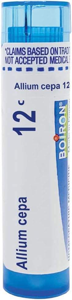 Boiron Allium Cepa 12C, 80 Pellets, Homeopathic Medicine For Runny Nose