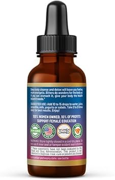 Soursop Bitters Liquid 1Oz | Organic Digestive Bitters - 15X Alpha Tonic, Sour Sop Graviola Fresh Fruit, Juice & Leaves With Moringa, Supports Colon Cleanse, Digestion & Immune Boost
