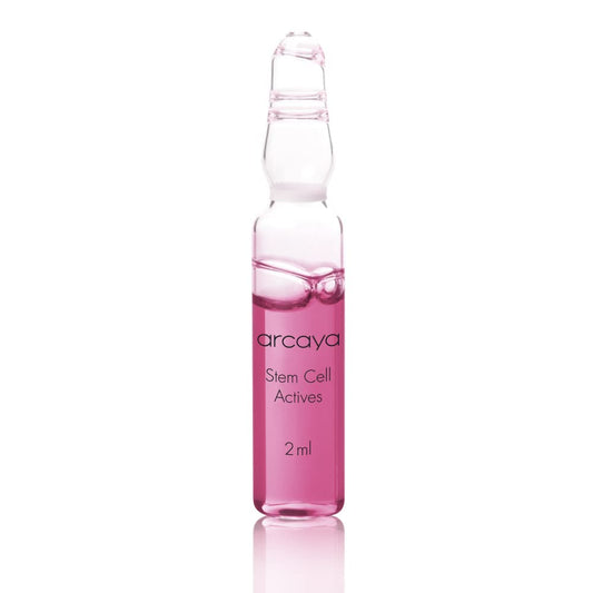 Arcaya Stem Cell Actives Anti Aging Serum Ampoule - Alpine Rose Stem Cell Extracts Provides Intensive Protection & Supports Cell Regeneration - Vegan & Paraben-Free, 5X2Ml