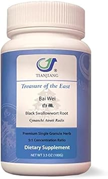 Black Swallowwort Root - Bai Wei (5:1 Concentrated Herbal Extract Granules, 100G)