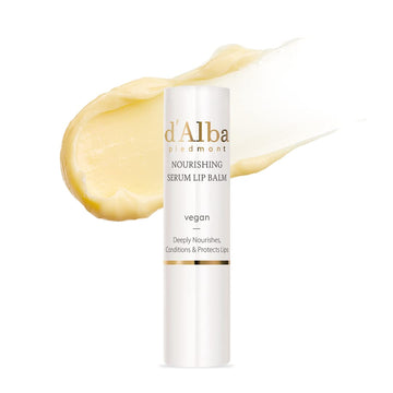 d’Alba Italian White Truffle Nourishing Serum Lip Butter, Vegan Skincare, Hydrating Lip Care with White Truffles for All Skin Types, Glowy Finish, Safe for Sensitive Skin…