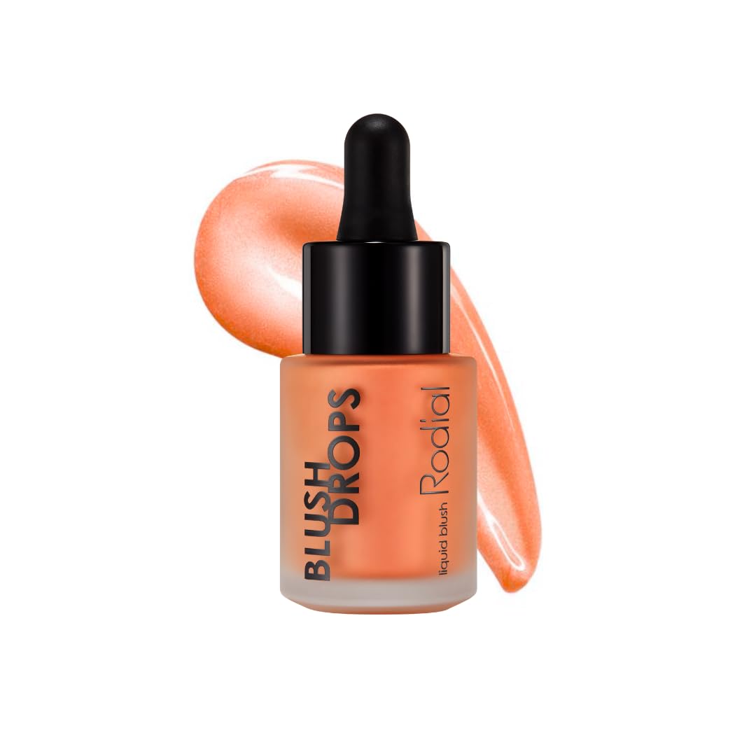 Rodial Blush Drops Apricot Sorbet - Lustrous Honey-Apricot For Golden Glow, Nourishing With Vitamin E, Multi-Use Liquid, 0.5 Fl. Oz. : Beauty & Personal Care