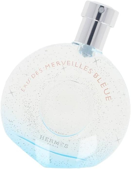 Hermes Eau Des Merveilles Bleue Eau De Toilette Spray For Women, 1.7 Ounce