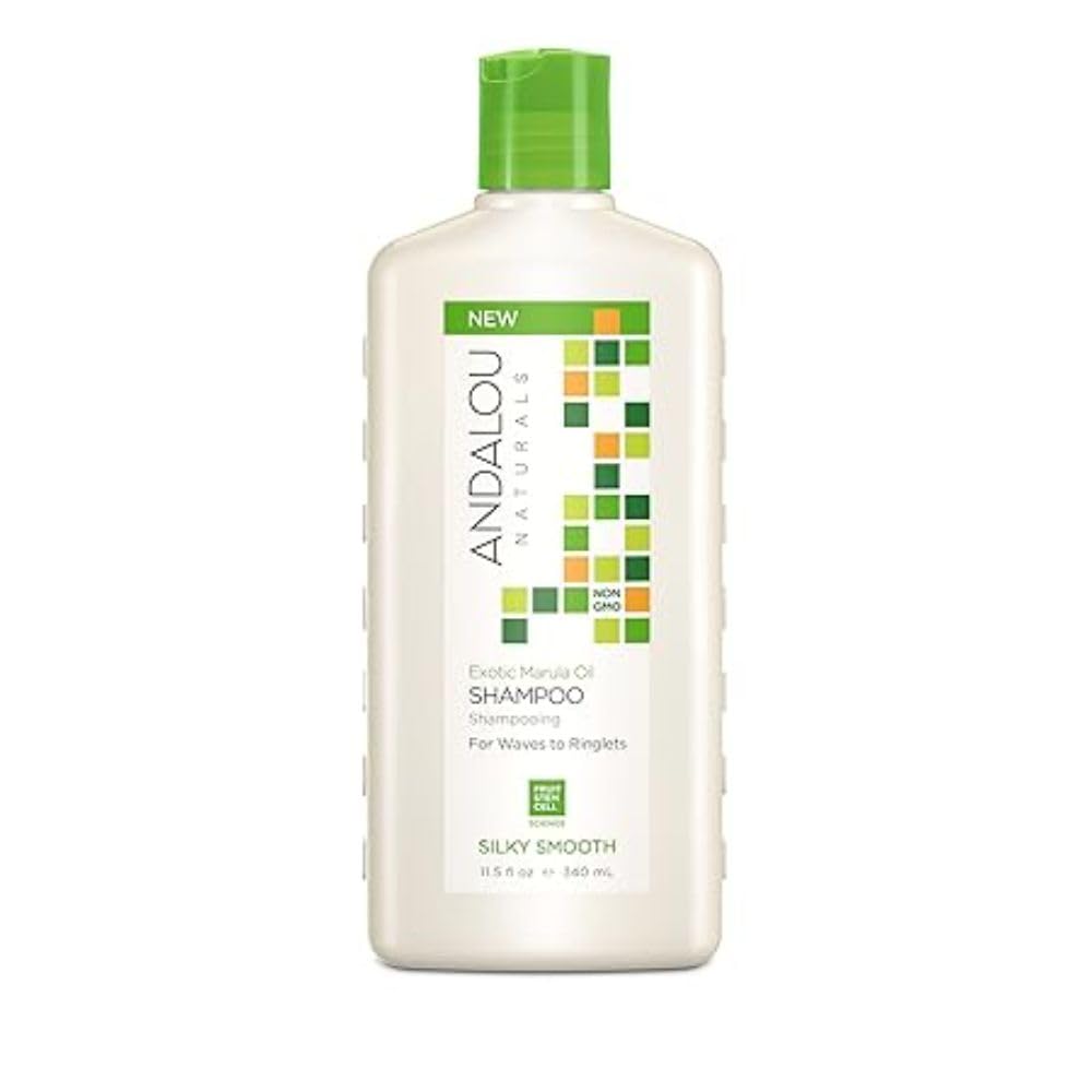 Andalou Naturals Exotic Marula Oil Silky Smooth Shampoo, 11.5 Oz