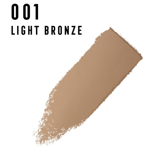 Max Factor Facefinity Matte Bronzer, 001 Light Bronze : Beauty & Personal Care