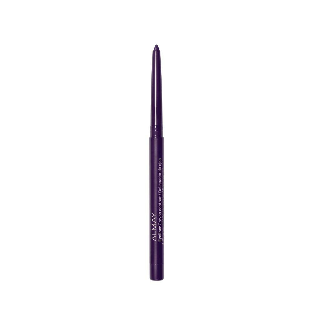 Almay Eyeliner Pencil, Hypoallergenic, Cruelty Free, Oil Free-Fragrance Free, Ophthalmologist Tested, Long Wearing And Water Resistant, With Built In Sharpener, Black Amethyst, 0.01 Oz