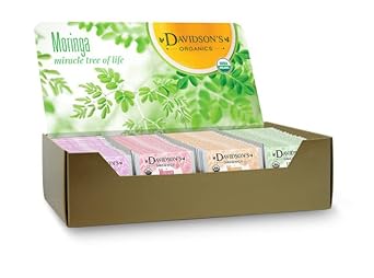 Davidson'S Organics, Assorted Moringa, 100-Count Individually Wrapped Tea Bags