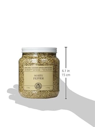 India Tree White Pepper, 2.5 Lb