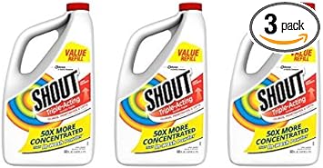 Shout Triple-Acting Liquid Refill 60 fl oz. by Shout (Pack of 3) : Health & Household