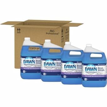 Dawn(R) Dishwashing Liquid, Original Scent, 1 Gallon, Carton Of 4 : Health & Household