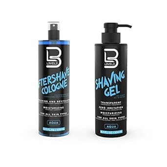 L3 - Level 3 Shaving Gel & Aftershave Kit - Calms Redness And Irritation - Hydrating And Refreshing For Your Skin - Straight Razor Shave Gel - Non-Irritating - Refreshing Smell