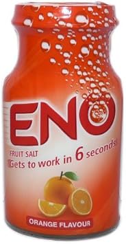 Eno Fruit Salt Sparkling Antacid Original 100G (Orange Flavour, 3 Pack)
