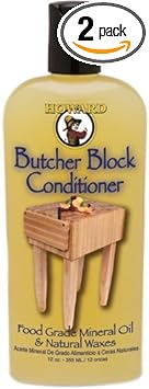 Howard BBC012 Butcher Block Conditioners (2 Pack, 12 oz) : Health & Household