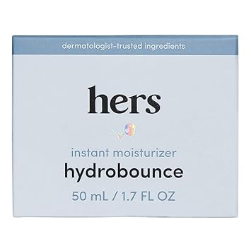 Hers Hydrobounce Instant Moisturizer - Squalane Moisturizer Made For All Skin Types - Moisturizes, Smoothes Fine Lines - Contains Hyaluronic Acid, Squalane, And Probiotics - 2 Pack