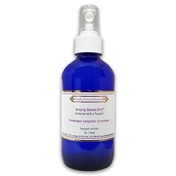 Simply Divine Botanicals Crystal Ally Natural Deodorant Spray With Essential Oils - Keeping Abreast Of It, 8 Oz