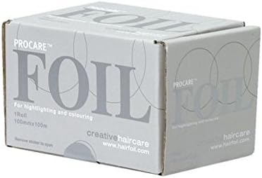 Procare Haircare - Premium Silver Hair Foil - Roll 100Mm X 100M By Pro Care