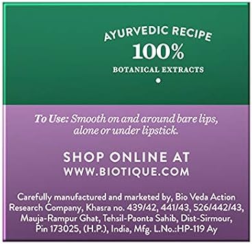Biotique Berry Plumping Lip Balm Smoothes And Swells Lips
