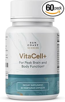 Vitacell+ Longvida Optimized Liposomal Curcumin Capsules - Ingredients For Joint Mobility, Energy Boost – Quercetin, Resveratrol, Boswellia Serrata & More