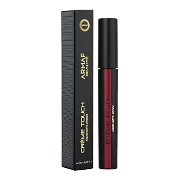 Armaf Beauté Crème Touch Liquid Lipstick For Women, Hydrating, Soft Matte Finish | Chili Pepper