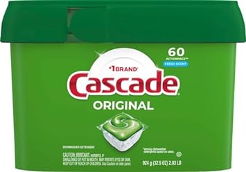 Cascade ActionPacs Fresh Scent Dishwasher Detergent 60 Count