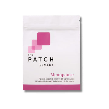 Menopause Patches for Perimenopause and Menopause | 30 Topical Patches | Waterproof | Gotu Kola, Damiana, Black Cohosh and Valerian | Lasts 12-24 Hours