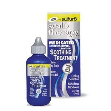 Sulfur 8 Medicated Dandruff Control Leave-In Soothing Treatment 2.5 Oz