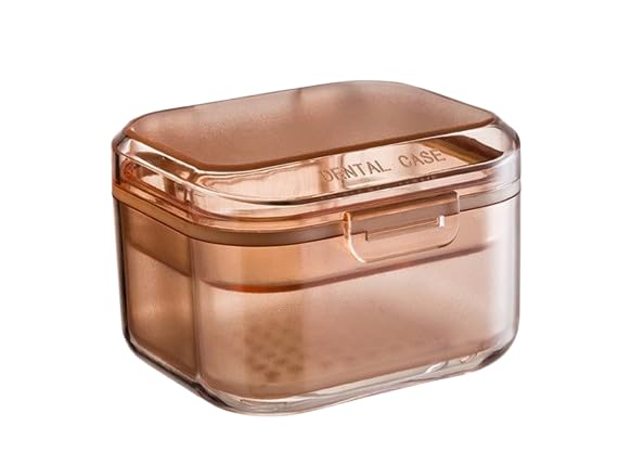 Dental Container Case, Dental Mouthguard Container, Waterproof Denture Boxes, Moldable Storage Box for Braces, Mouth Guard, Night Guard, Retainer boxes, Bath and Travel Case