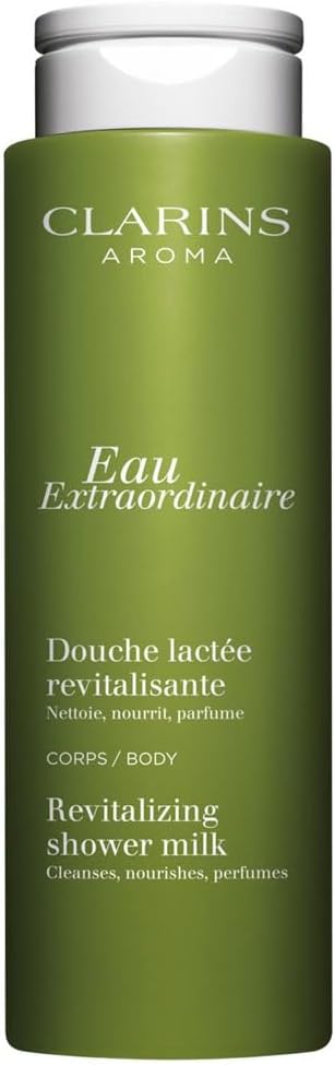 Clarins Eau Extraordinaire Revitalizing Shower Milk 200ml : Amazon.co.uk: Beauty