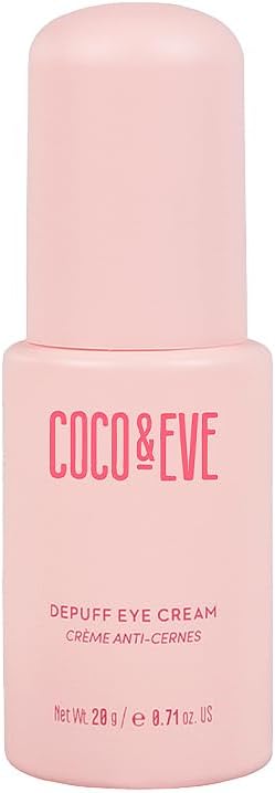 Coco & Eve Depuff Eye Cream. Under Eye Cream For Puffiness, Dark Circles & Wrinkles. Firms, Brighten, Revitalize, And Smooth Out Fine Lines. (0.71 Fl Oz)
