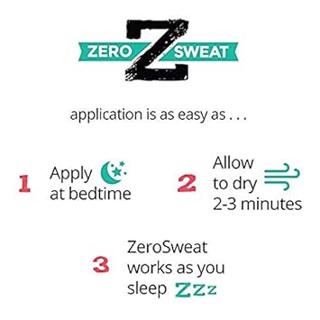 ZeroSweat Antiperspirant Deodorant | Clinical Strength Hyperhidrosis Treatment - Reduces Armpit Sweat (2 Pack) : Beauty & Personal Care