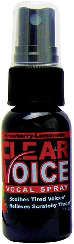 Clear Voice Vocal Spray, Strawberry Lemonade