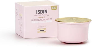 ISDIN Isdinceutics Hyaluronic Moisture Cream (Sensitive Skin Eco-Refill) 50ml | Lightweight facial cream with hyaluronic acid for sensitive and redness-prone skin