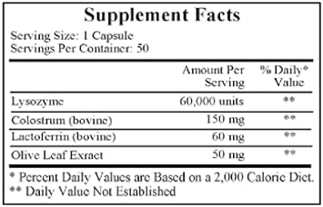 Ecological Formulas - Nutricillin 50 Caps [Health And Beauty]