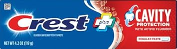 Crest Cavity Protection Toothpaste, Regular Paste, 5.7 Oz