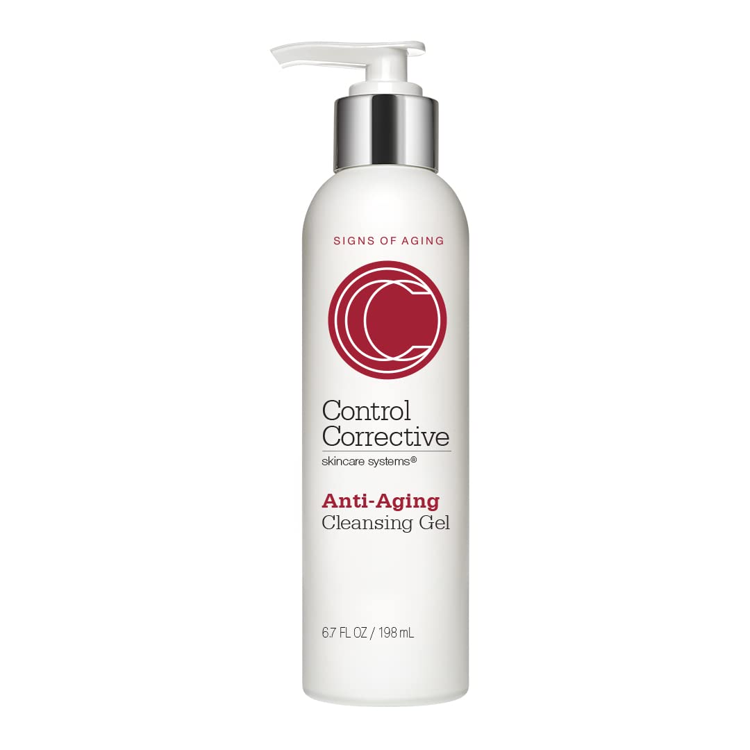 Control Corrective Anti-Aging Cleansing Gel, 6.7 Fl Oz - An Advanced, Peptide-Infused Gentle Gel Cleanser That Helps Clarify And Balance The Complexion, Comforting, Calendula Flower, Witch Hazel