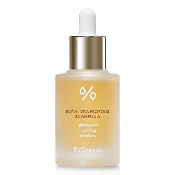 Dr.Ceuracle Royal Vita Propolis 33 Ampoule (30Ml / 1.01 Fl. Oz.) - Ultimate Glow And Nourish Vitamin Serum For Radiant Skin, Formulated With Propolis And Royal Jelly Extract