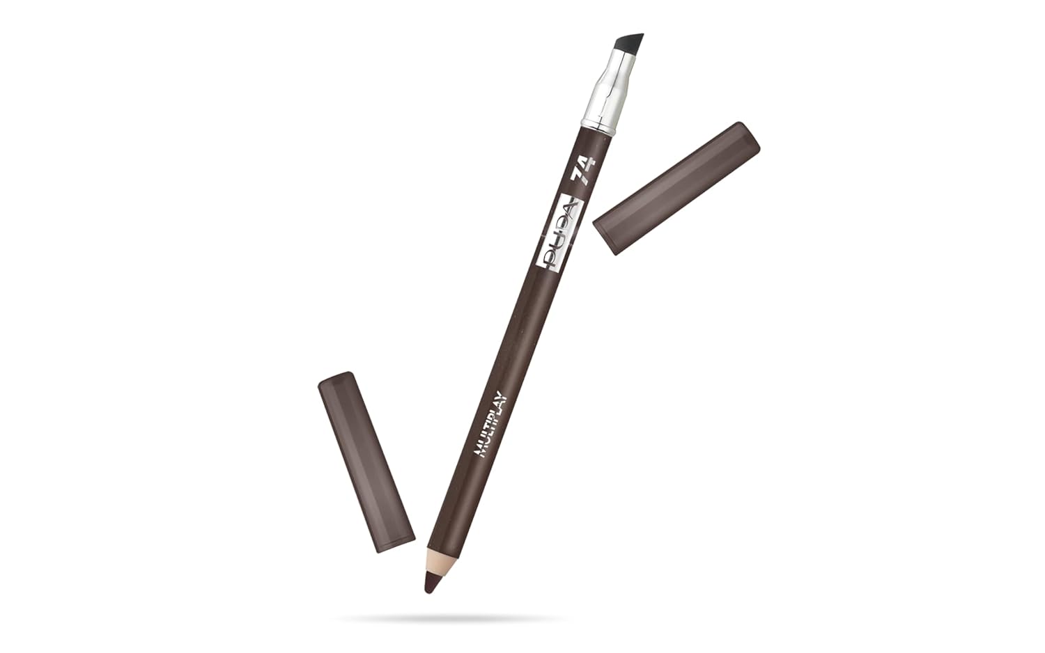 Pupa Milano Eye Pencil, 22 Pure Silver, Smooth Texture, Ophthalmologist Tested, Dual-Ended, 0.04 Oz