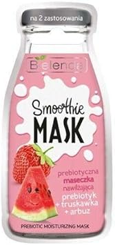 Bielenda Smoothie Prebiotic Moisturizing Mask Strawberry & Watermelon 10g : Amazon.co.uk: Beauty